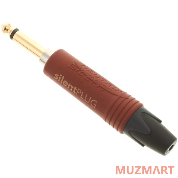 Neutrik NP2X-AU-SILENT Кабельный разъем Jack 6.3мм TS моно штекер с выключателем