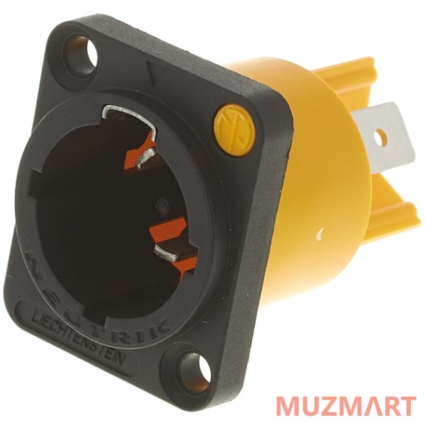 Neutrik NAC3MPX Панельный разъем PowerCon TRUE1, штекер, 16A/250В