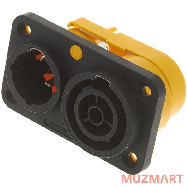 Neutrik NAC3PX Панельный разъем PowerCon TRUE1, штекер/гнездо, 16A/250В