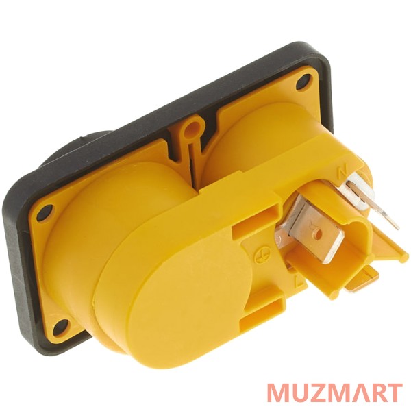 Neutrik NAC3PX Панельный разъем PowerCon TRUE1, штекер/гнездо, 16A/250В
