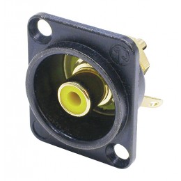 Neutrik NF2D-B-4 Панельный разъем RCA гнездо
