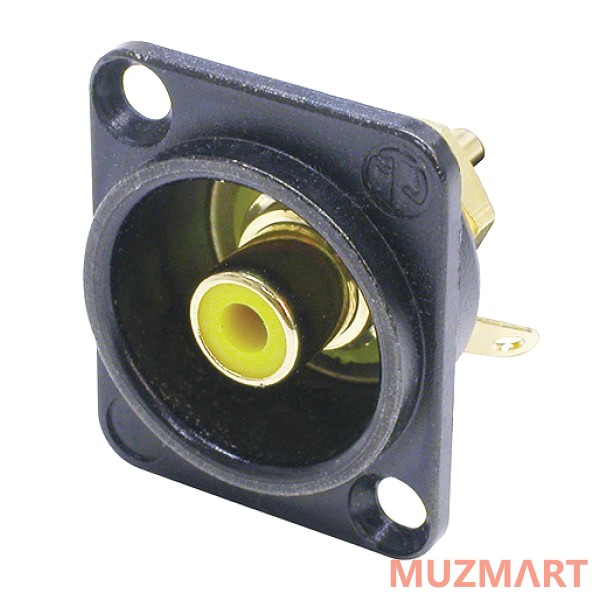 Neutrik NF2D-B-4 Панельный разъем RCA гнездо