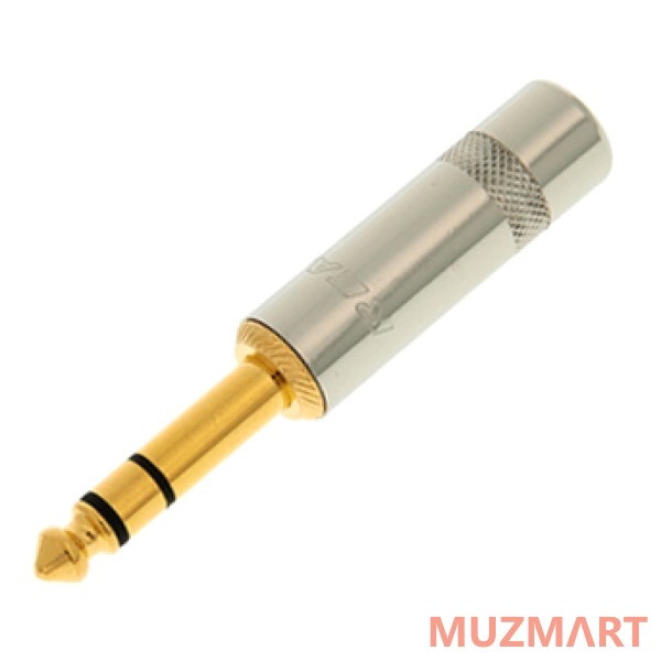 Neutrik NYS228G Кабельный разъем Jack 6.3мм TRS стерео, золоченые контакты