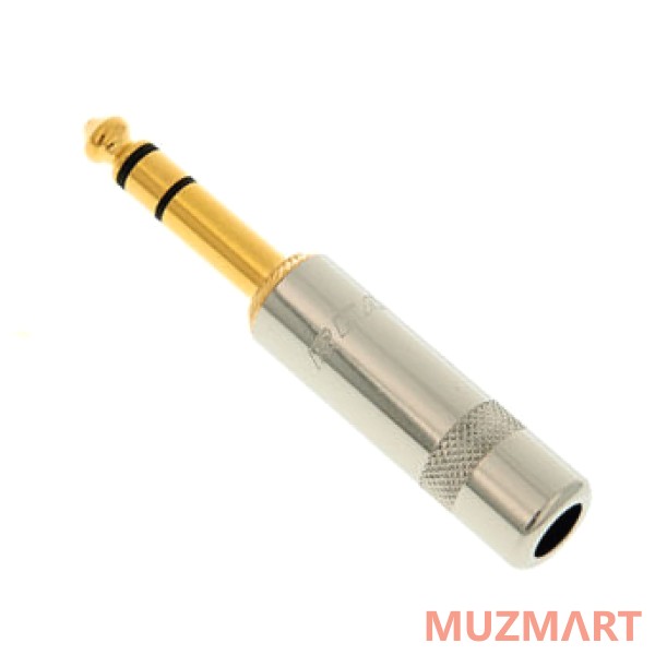 Neutrik NYS228G Кабельный разъем Jack 6.3мм TRS стерео, золоченые контакты