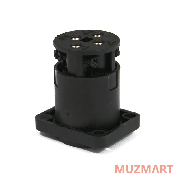 Neutrik NL4MP-ST Панельный разъём Speakon 4-контактный, 30А