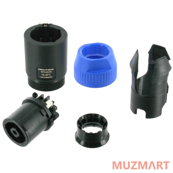 Neutrik NL8FC Кабельный разъём Speakon 8-контактный, 30А
