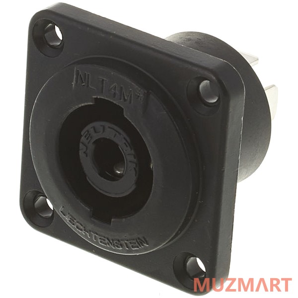 Neutrik NLT4MP-BAG Панельный разъем Speakon 4-контактный