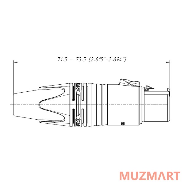 Neutrik NC3FXX Кабельный разъем XLR female