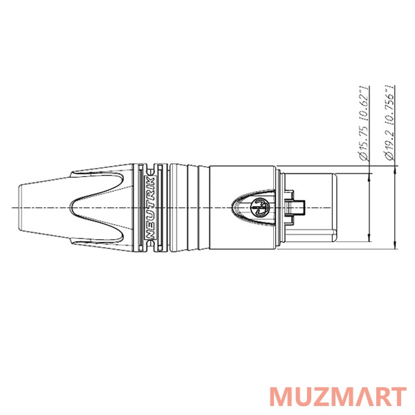 Neutrik NC3FXX Кабельный разъем XLR female