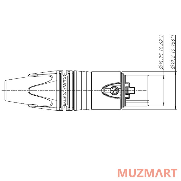 Neutrik NC3FXX-B Кабельный разъем XLR female