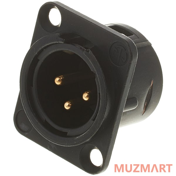 Neutrik NC3MD-L-B-1 Панельный разъем XLR male