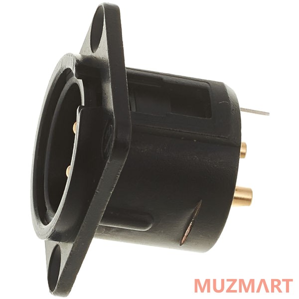 Neutrik NC3MD-L-B-1 Панельный разъем XLR male