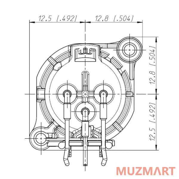 Neutrik NC3MAH Панельный разъем XLR male