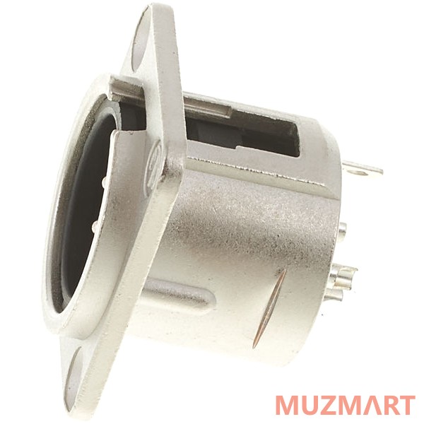 Neutrik NC4MD-L-1 Панельный разъем XLR male 4 контакта