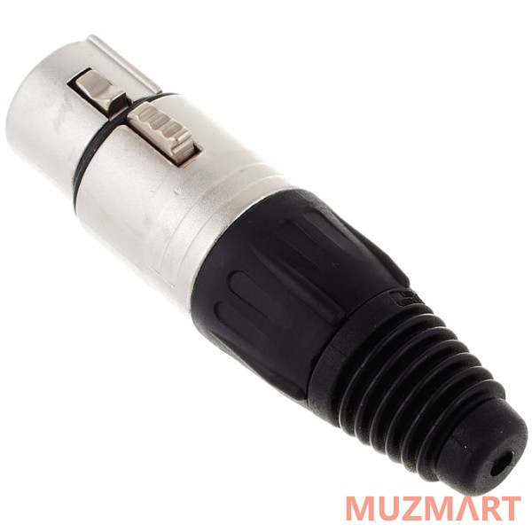 Neutrik NC5FX Кабельный разъем XLR female 5 контактов, посеребренные контакты