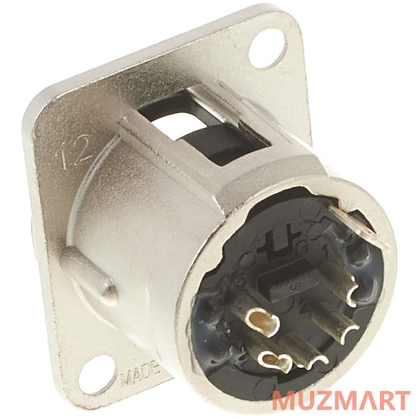 Neutrik NC5MD-L-1 Панельный разъем XLR male 5 контактов