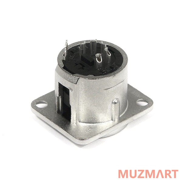 Neutrik NC5MD-L-1 Панельный разъем XLR male 5 контактов