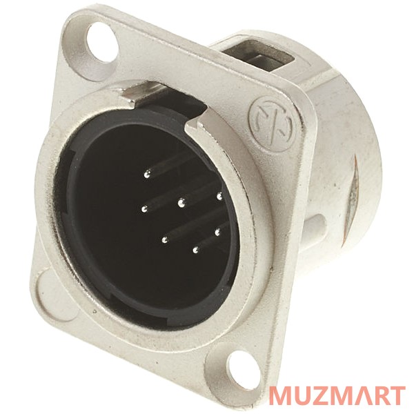 Neutrik NC7MD-L-1 Панельный разъем XLR male 7 контактов