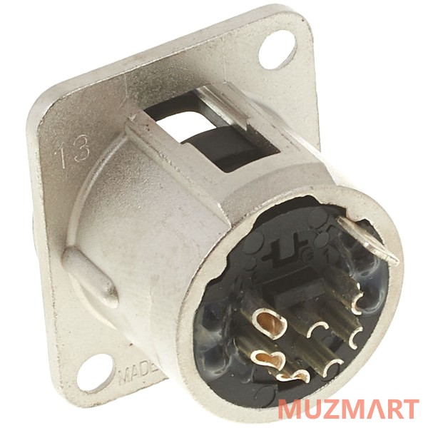 Neutrik NC7MD-L-1 Панельный разъем XLR male 7 контактов