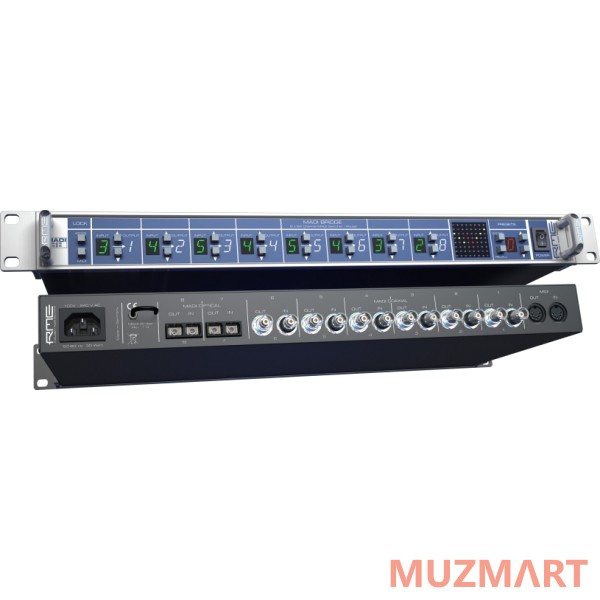 RME Madi Bridge 8 x 8 MADI матрица, роутер коммутатор, 19", 1U
