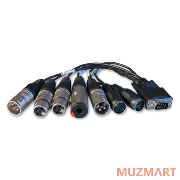 RME BO9632-XLRMKH Балансный 15pole SubD на 4 x XLR Analog, 2 x MIDI, 1 x Phones, для HDSP 9632, HDSPe AIO