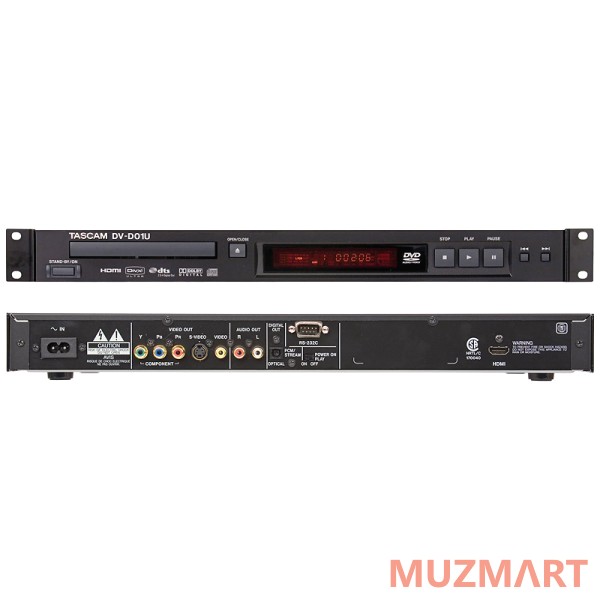 Tascam DV-D01U Профессиональный DVD проигрыватель 1U