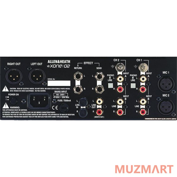 Allen & Heath XONE2:02 DJ микшер