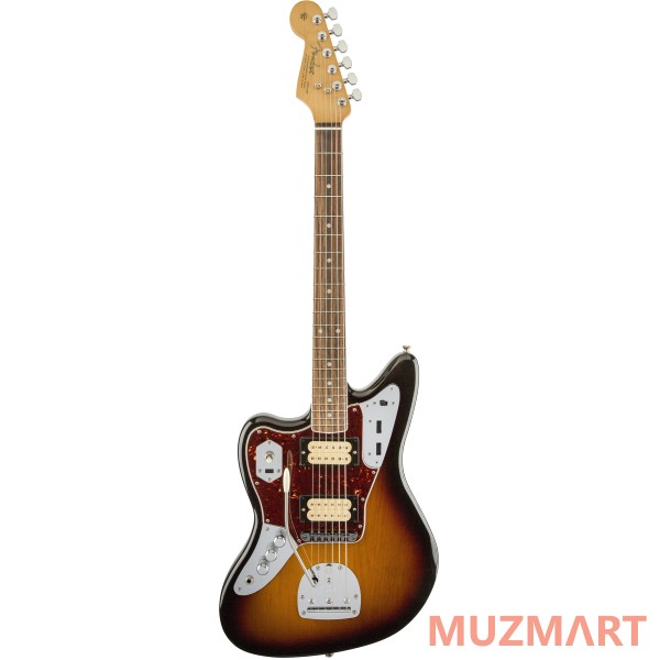 Fender Kurt Cobain Jaguar L/H 3-TONE Sunburst Электрогитара левосторонняя