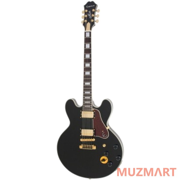 Epiphone B.B.KING Lucille Ebony Gold Hardware Электрогитара полуакустическая