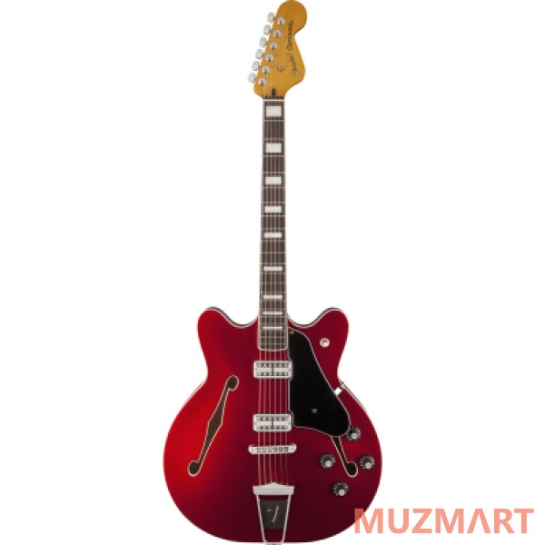 Fender Modern Player Coronado RW Car Электрогитара полуакустическая