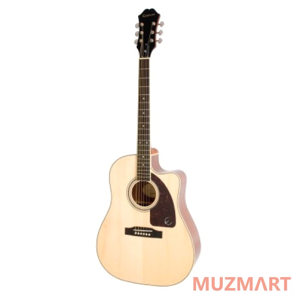 Epiphone AJ-220SCE Solid Top AC/ELECTRIC Natural Гитара 6 струнная со звукоснимателем
