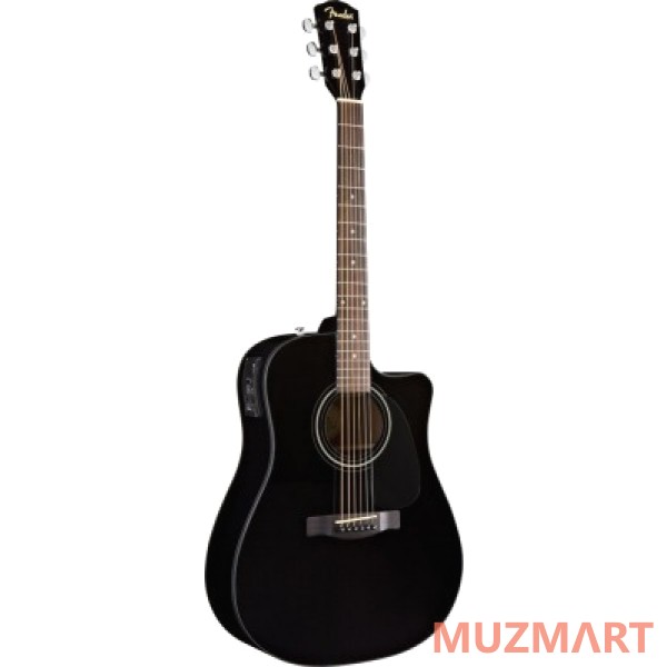 Fender CD-60CE Dreadnought Black W/FISHMAN® Miniq Preamp Гитара 6 струнная со звукоснимателем