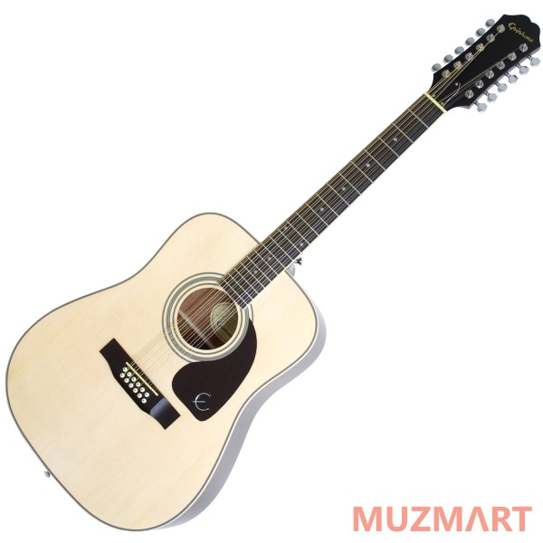 Epiphone DR-212 Natural CH Hdwe 12-струнная акустическая гитара