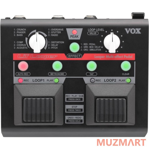 Vox LIL Looper VLL-1 Цифровой напольный лупер / процессор