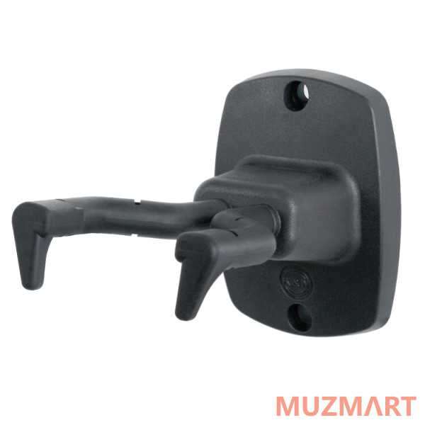 K&M 16240-000-55 Black Настенный держатель для гитар