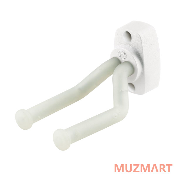 K&M 16280-014-00 White Настенный держатель для акустических и электрогитар