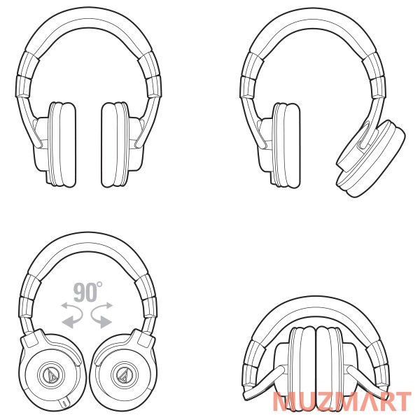 Audio-Technica ATH-M40X Наушники мониторные