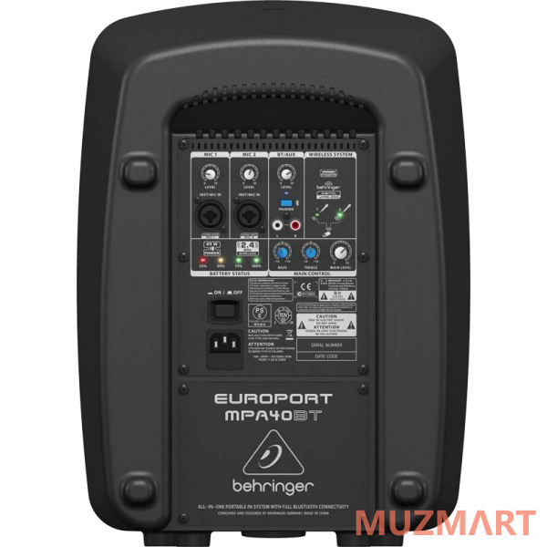 Behringer MPA40BT Портативная система