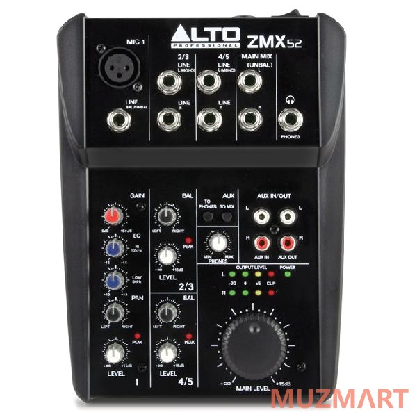 Alto ZMX52 Микшер компактный