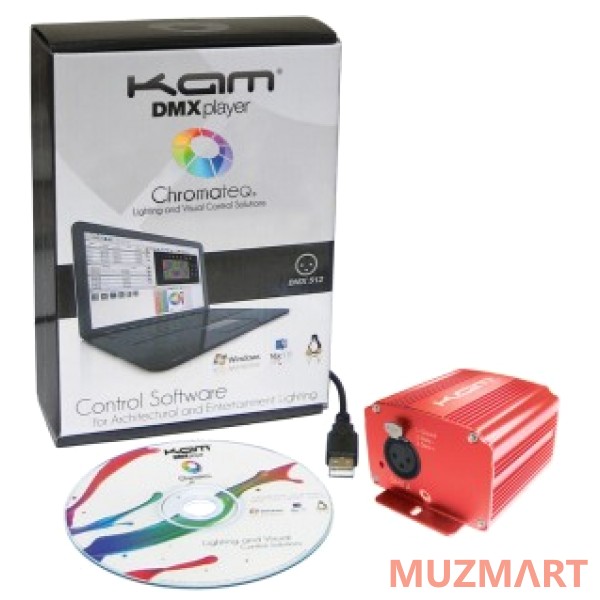 KAM DMX Player USB DMX Компьютерное управление