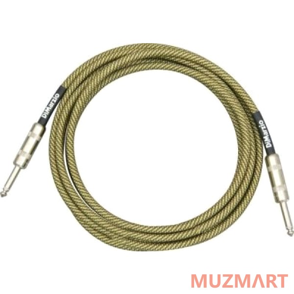 DiMarzio Instrument Cable 10` Vintage Tweed EP1710SSVT Кабель инструментальный Jack-Jack, 3м