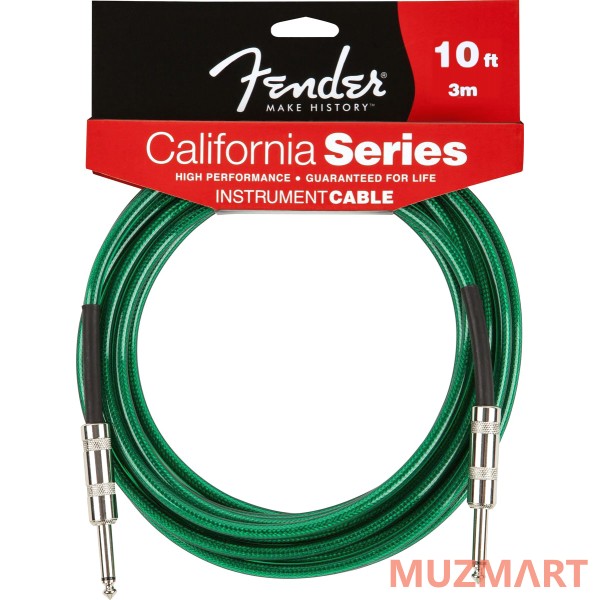 Fender FGC-10G Кабель инструментальный Jack-Jack, 3м