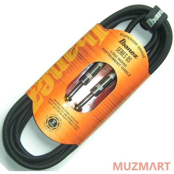 Ibanez DSC10 GUITAR/INSTRUMENT Cable Кабель инструментальный Jack-Jack, 3м