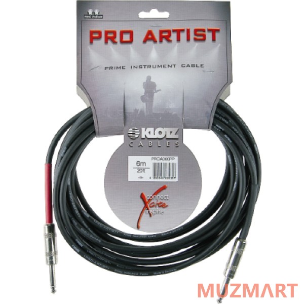 Klotz PROA030PP Pro Artist Кабель инструментальный Jack-Jack, 3м
