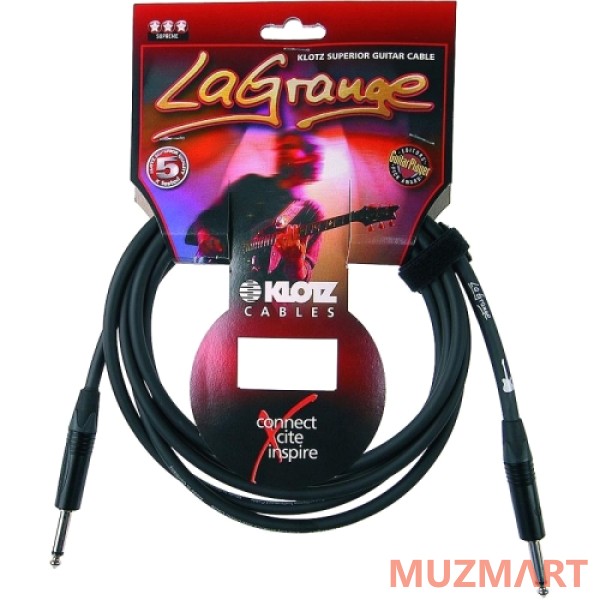 Klotz LAGPP0600 Кабель инструментальный Jack-Jack, 6м