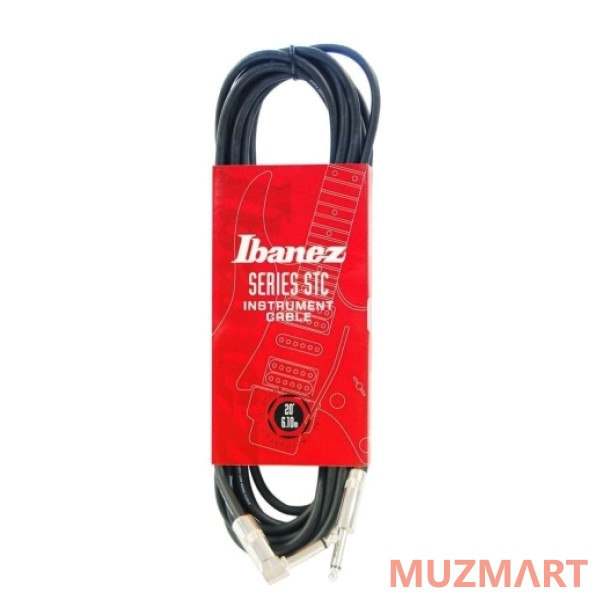 Ibanez STC20L Кабель инструментальный, угловой 6м