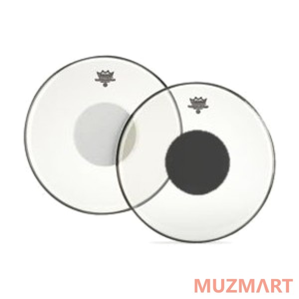 Remo Controlled Sound 22` Clear Black Dot Bass Пластик для Бас-бочки 22"