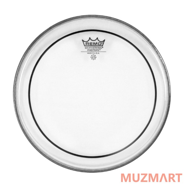 Remo Pinstripe 12` Clear Пластик 12"