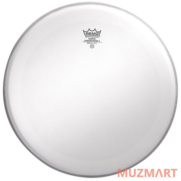 Remo POWERSTROKE® 4 12` Coated Пластик 12"