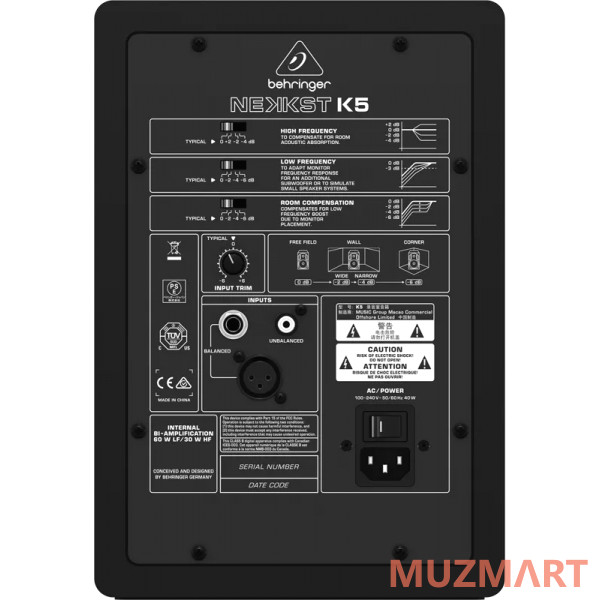 Behringer K5 Активный 2-х полосный студийный монитор